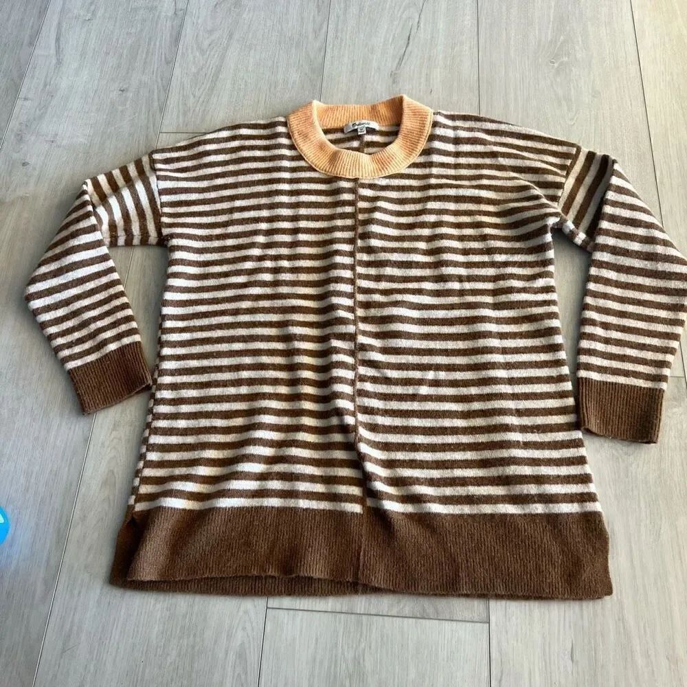 Madewell Stripe-Play Smithe Pullover Sweater size XS